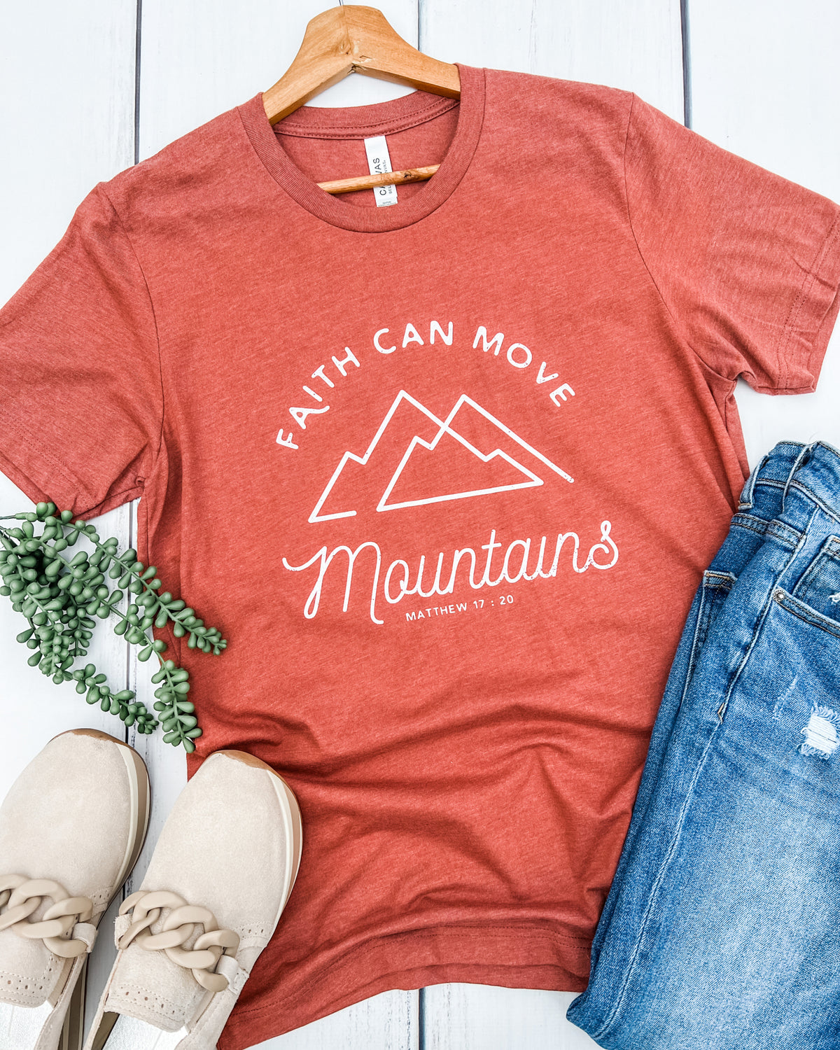 Faith Can Move Mountains Tee