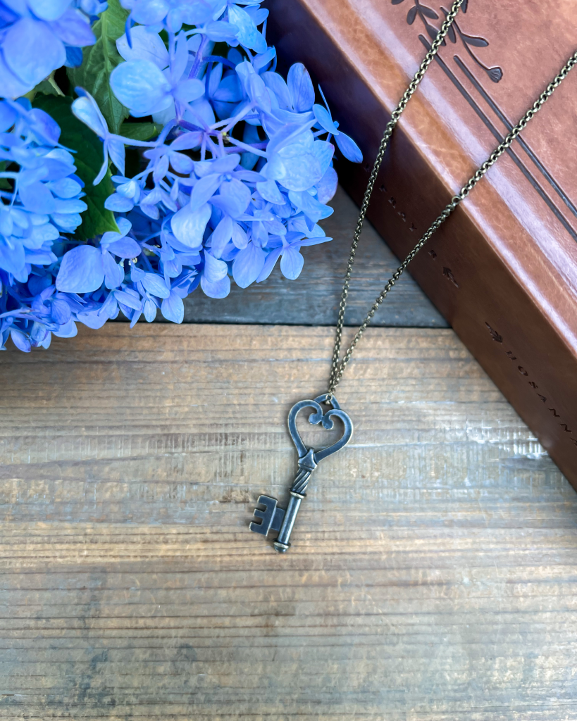 Father's Heart Key Necklace