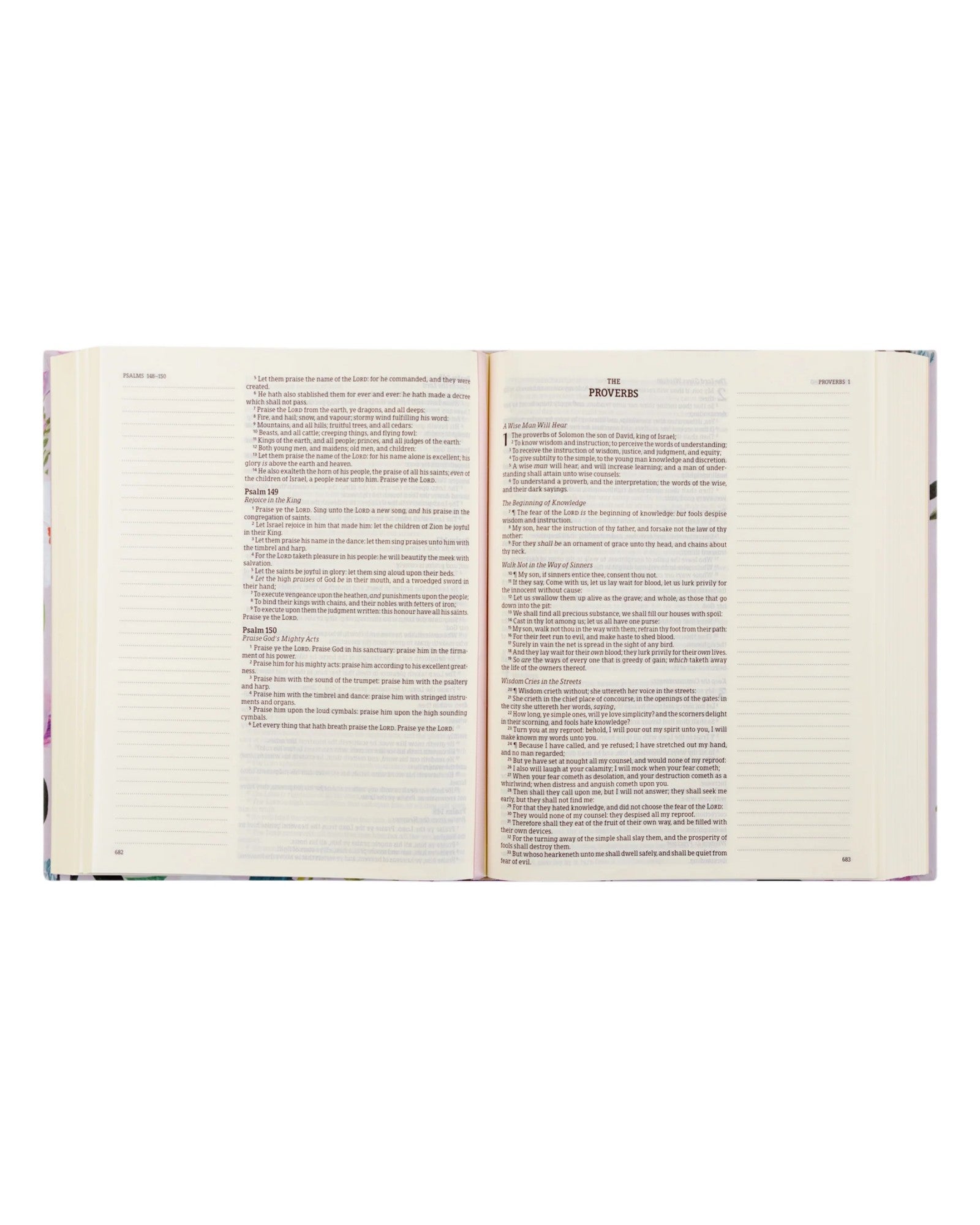 Hosanna Revival | KJV Large Print Notetaking Bible : Charlotte Theme