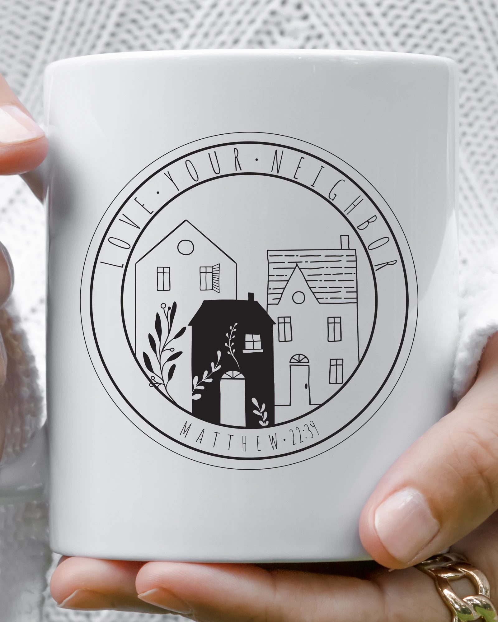 Love Your Neighbor Coffee Mug