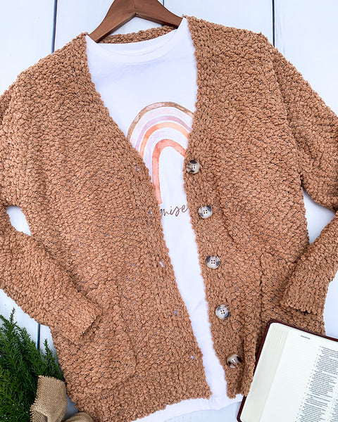 Camel colored cardigan with pockets hot sale